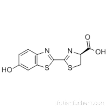 Acide 4-thiazolecarboxylique, 4,5-dihydro-2- (6-hydroxy-2-benzothiazolyl) -, sel de potassium (1: 1), (57192059,4S) - CAS 115144-35-9